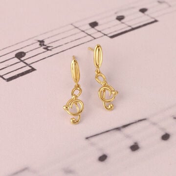 Harmony Love 14KT Gold Drop Earrings