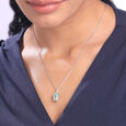 Joyful Cupcake Silver Necklace,,hi-res view 2