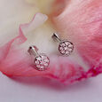 Sparkling Diva Gold & Diamond Stud Earrings,,hi-res view 1
