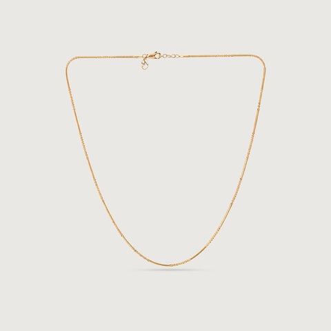 Textured Radiant Gold Chain