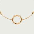 14KT Yellow Gold Luminous Nugget Chain Bracelet,,hi-res view 4