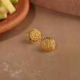 Warli Couture 22KT Gold Stud Earrings,,hi-res view 1