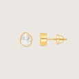 Pure Gleam Polki Stud Earrings,,hi-res view 3