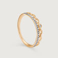 Crown Jewel 14KT Gold & Diamond Ring,,hi-res view 4