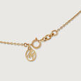 Blue Sparkle Gold & Diamond Necklace,,hi-res view 3