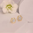 Hive Spark Diamond Stud Earrings,,hi-res view 1