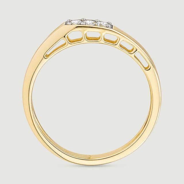 Sharp Geometric Diamond Ring,,hi-res image number null