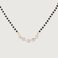 Raindrop Radiance Gold and Diamond Mangalsutra,,hi-res view 3