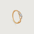Dancing Vines Gold & Diamond Ring,,hi-res view 3