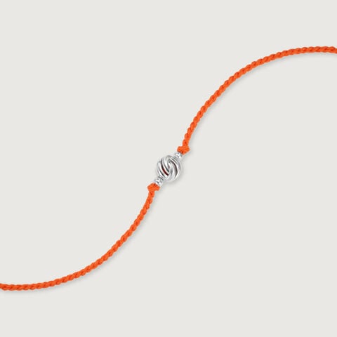 Eternal Knot Silver Rakhi