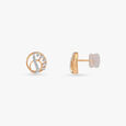 Blooming Grace Diamond Stud Earrings,,hi-res view 2