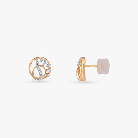 Blooming Grace Diamond Stud Earrings