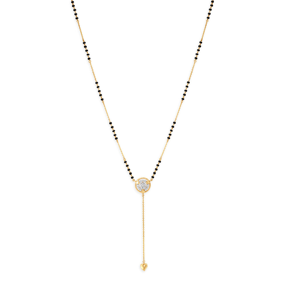 Buy 14KT Yellow Gold Mangalsutra for Eternity Online Mia by Tanishq