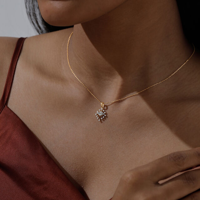 Radiant Harmony Diamond Pendant,,hi-res image number null
