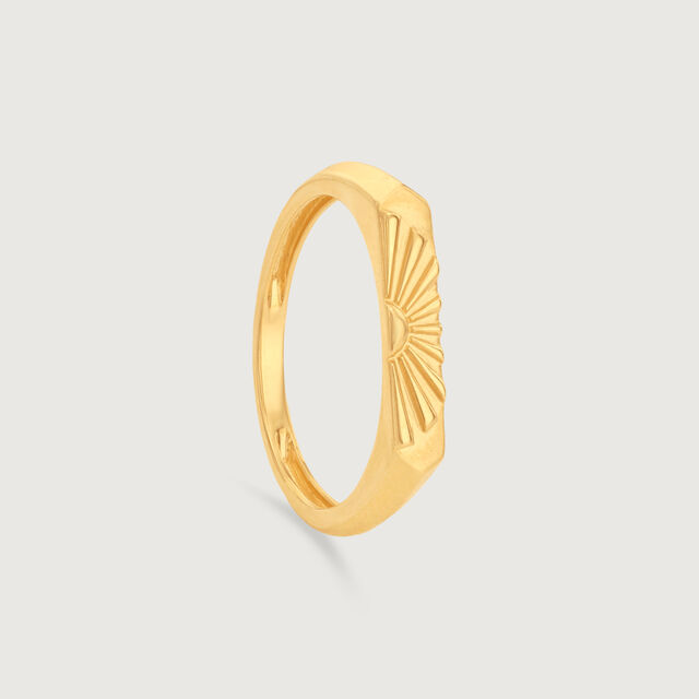 Radiant Minimal Gold Ring,,hi-res image number null