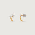 Springtime Sparkle Diamond Hoop Earrings,,hi-res view 4