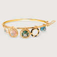 Beam Me Up Charm 14 KT Diamond Bangle,,hi-res view 3