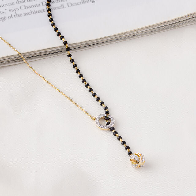Timeless Glow Gold & Diamond Mangalsutra,,hi-res image number null
