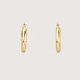 Classic Mini Gold Hoop Earrings,,hi-res view 3