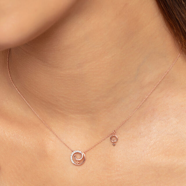 Modern Link Gold & Diamond Necklace,,hi-res image number null