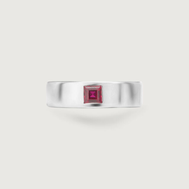 Bold Aura Silver Ring,,hi-res image number null