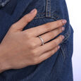 Gleam Link Silver Ring,,hi-res view 2