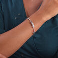 Drizzle Glint Silver Bangle,,hi-res view 2