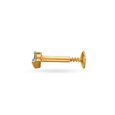 18kt Yellow Gold Delicate Nose Pin,,hi-res view 2