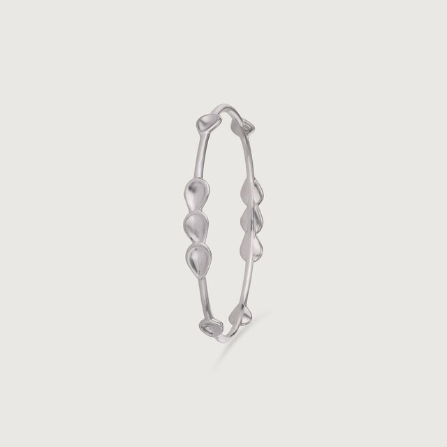 Drizzle Glint Silver Bangle,,hi-res image number null