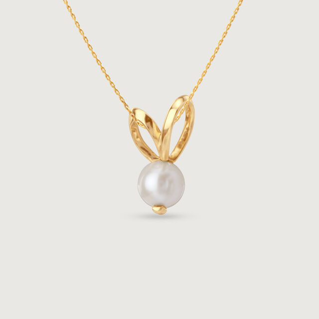Bunny Love Pearl Pendant,,hi-res image number null
