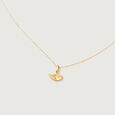 Ginkgo Leaf Gold Pendant,,hi-res view 5