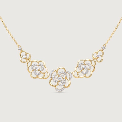 Blossoming Balance Diamond Necklace