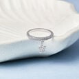 Twinkle Charm Silver Finger Ring,,hi-res view 1