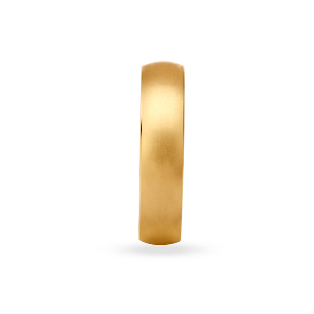 Classy Multifinish Gold Finger Ring for Men,,hi-res view 3