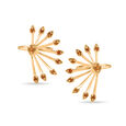 18 KT Yellow Gold Citrine Festive Ear cuff,,hi-res view 1