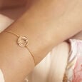Radiant Circular Gold Bracelet,,hi-res view 2