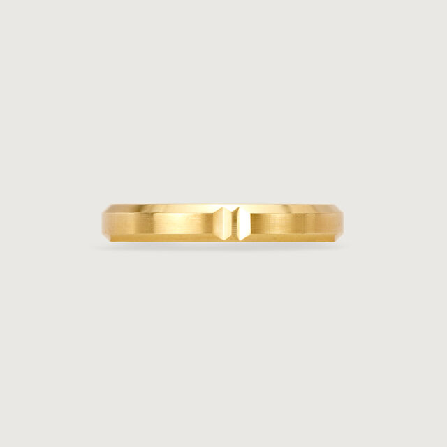 Soulmate Band 18KT Gold Couple Ring -Single Piece,,hi-res image number null