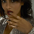 Disco Shine Gold & Diamond Finger Ring,,hi-res view 1