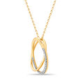 Mia 14kt Yellow Gold And Diamond Pendant,,hi-res view 3
