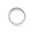 Sparkling Wavy Silver Ring,,hi-res view 3