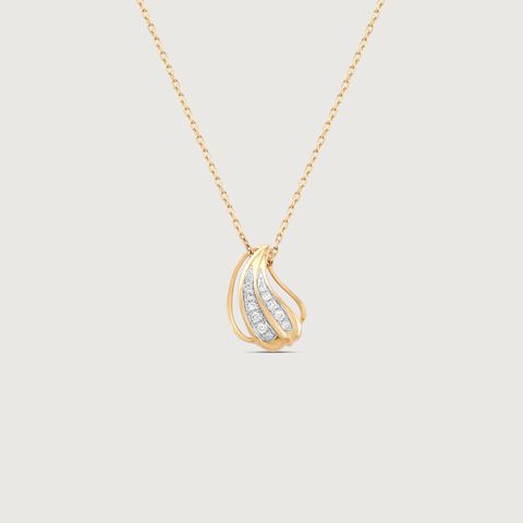 Paisley Shine Diamond Pendant