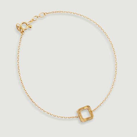 Sleek Geometric Gold Bracelet