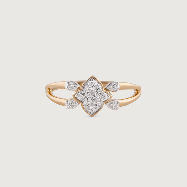 Sparkle Promise Gold & Diamond Finger Ring,,hi-res image number null