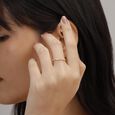 Facet Line Diamond Ring,,hi-res view 2