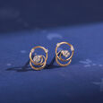 Whispers of the Cosmos 14KT Diamond Stud Earring,,hi-res view 1