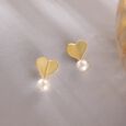 Sweetheart Glow Gold Earrings,,hi-res view 1