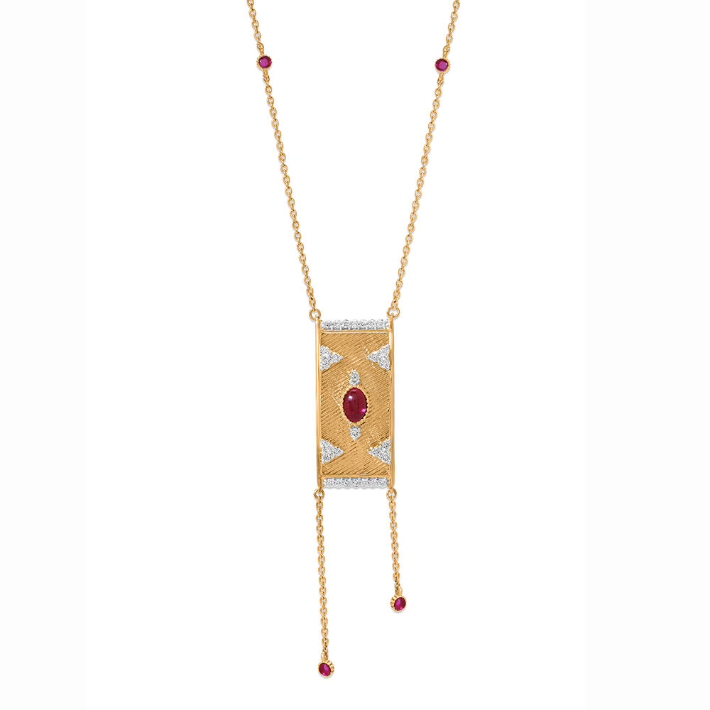 Tribal shop statement necklace