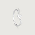 Angular Spark Silver Ring,,hi-res view 3