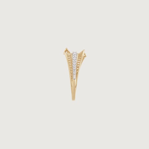Radiant Balance Diamond Ring