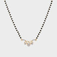 Twilight Swirls Gold and Diamond Mangalsutra,,hi-res view 3